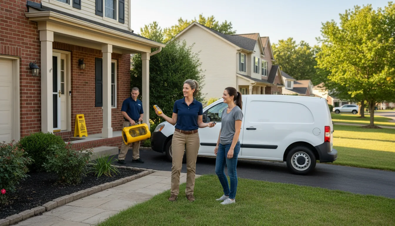 Water restoration image for Home Water Damage Repair in Midland, IN